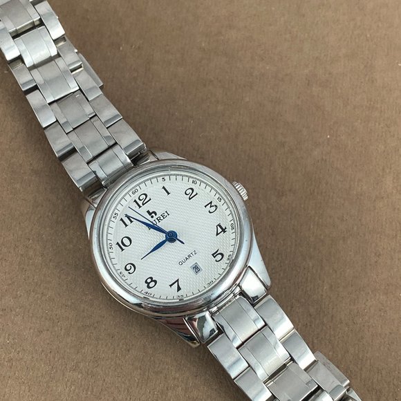 Burei Stainless Steel Watch with Date main image 4